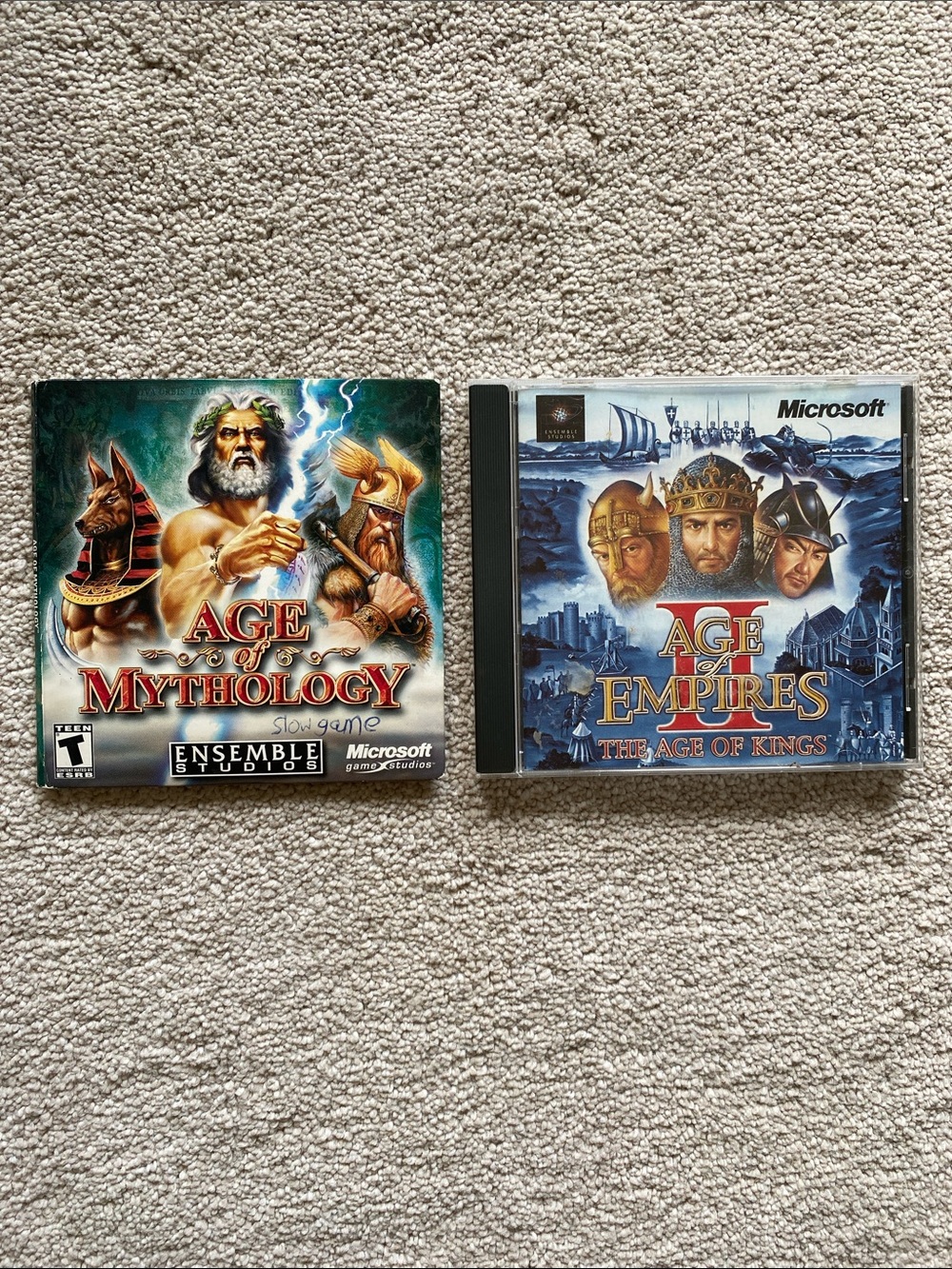 Microsoft Age of Empires II & Age of Mythology PC Game Set